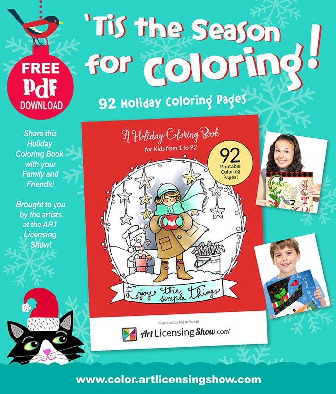 'Tis the season for coloring! Free holiday coloring book!